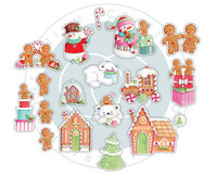 Craft Consortium - Candy Christmas, Chipboard Ephemera