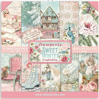 Stamperia - Sweet Winter, Paper Pack 8