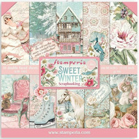 Stamperia - Sweet Winter, Paper Pack 12