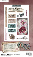 Studio Light - Jenine's Inner Peace, Vintage Tickets, Leimasetti