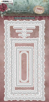 Studio Light - Jenine's Inner Peace, Slimline Ornament Frames, Stanssisetti
