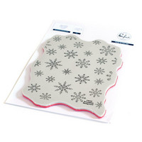 Pinkfresh Studio - Cling Rubber Stamp, Snowflakes, Leima