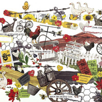49 And Market - Vintage Artistry Countryside Laser Cut Elements, 4arkkia