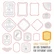 Honey Bee Stamps - Halloween Potion Labels, Leima- ja stanssisetti