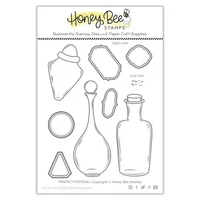 Honey Bee Stamps - Perfect Potions, Leima- ja stanssisetti