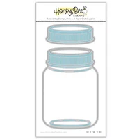 Honey Bee Stamps - Mason Jar Vase, Stanssisetti