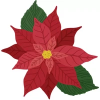 Honey Bee Stamps - Poinsettia, Stanssisetti