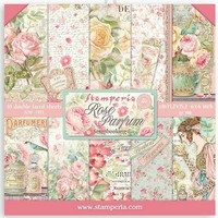 Stamperia - Rose Parfum, Paper Pack 6