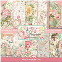 Stamperia - Rose Parfum, Paper Pack 8