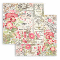 Stamperia - Rose Parfum, Paper Pack 12