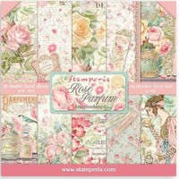 Stamperia - Rose Parfum, Paper Pack 12