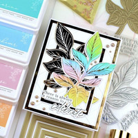 Pinkfresh Studio - Detailed Leaf, Hot Foil Plate