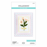 Spellbinders - Postage Edge Rectangles, Stanssisetti
