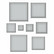 Spellbinders - Postage Edge Squares, Stanssisetti