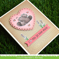 Lawn Fawn - Woodgrain Background, Hot Foil Plate