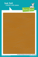 Lawn Fawn - Woodgrain Background, Hot Foil Plate