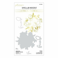 Spellbinders - Glimmer Hot Foil Plate & Die Anemone Blooms