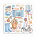 Stamperia - Create Happiness Welcome Home, Paper Pack 8