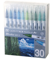 ZIG Clean Color Real Brush-setti, 30kpl (uudet sävyt, setti B)
