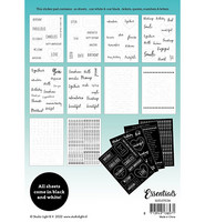 Studio Light - Sentiments Essentials Stickers, A5, Tarrasetti