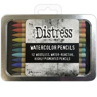 Tim Holtz - Distress Watercolor Pencils, Vesivärikynät, Set 3