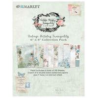 49 And Market - Vintage Artistry Tranquility, Paperikko 6''x8'', 28sivua