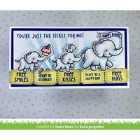 Lawn Fawn - Raffle Tickets, Stanssisetti