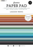 Studio Light - Lagoon Waves Essentials, A5, 250gsm, Paperikko