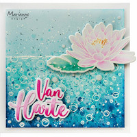 Marianne Design - Tiny's Flowers Water Lily, Leima- ja stanssisetti