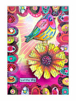 Art by Marlene - Paper Elements Fabulous Florals, 16 kpl