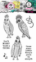 Art By Marlene - Signature Clear Stamp Don't Worry, Leimasetti