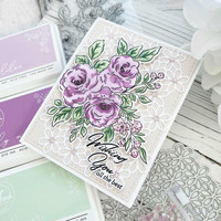 Pinkfresh Studio - Floral Trio, Leimasetti