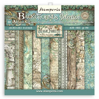 Stamperia - Magic Forest Backgrounds, Paper Pack 8