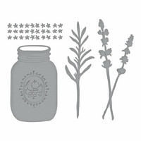 Spellbinders - Mason Jar and Lavender, Stanssisetti