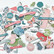 49 And Market - Vintage Artistry Tranquility Chipboard Set, 62osaa