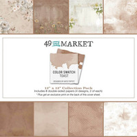 49 And Market - Color Swatch Toast, Collection Pack 12