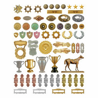Spellbinders - Cathe Holden Fleamarket Finds, Metal Miscellany Die Cuts, Leikekuvia