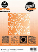 Studio Light - Grunge Collection Grungy Hearts, Sapluuna