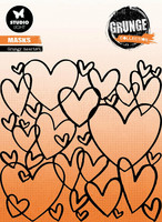 Studio Light - Grunge Collection Grungy Hearts, Sapluuna