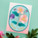 Spellbinders - Stylish Oval Hello You Floral, Stanssisetti