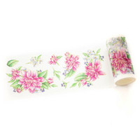 Pinkfresh Studio - Washi Tape, 100mmx10m, Artistic Dahlia