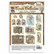 Stamperia - Vintage Library, Cards Collection, 13 osaa