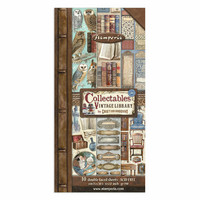 Stamperia - Vintage Library, Paper Pack 6