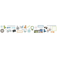 49 And Market - Vintage Artistry Everywhere, Washi Sticker Roll