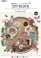 Studio Light - DIY Block Vintage Roses, A4