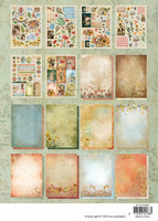 Studio Light - DIY Block Aged Wildflowers, A4