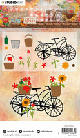 Studio Light - Sunflower Kisses Flower Bicycle, Stanssisetti