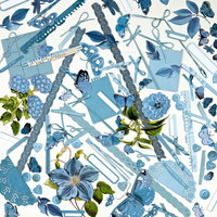 49 And Market - Color Swatch Ocean Laser Cut, 4arkkia