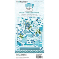 49 And Market - Color Swatch Ocean Laser Cut, 4arkkia