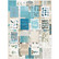 49 And Market - Color Swatch Ocean, Collage Sheets 6''x8'', 40sivua
